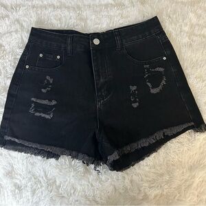 SHEIN Jean black shorts